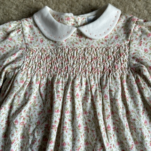 Ralph Lauren girls floral collared dress with matching bloomers NWT - Picture 2 of 9